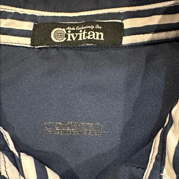 Navy Short-Sleeve Polo Civitan International Golf Benefit Golden Horseshoe Golf - Picture 5 of 8